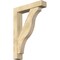 Ekena Millwork Funston Block Rough Sawn Bracket w/ Offset Brace, Douglas Fir, 6"W x 28"D x 40"H BKT0604X28X40FST05RDF - alternate 1